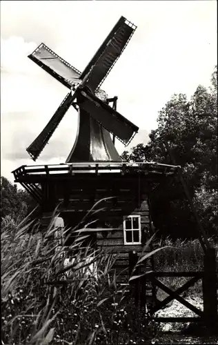 Ak Zaanse Schans Zaanstad Nordholland, Molen De Windhond