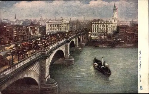 Ak London City England, London Bridge