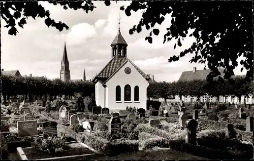 Ak Schleswig an der Schlei, Holmkapelle, Friedhof, Gräber