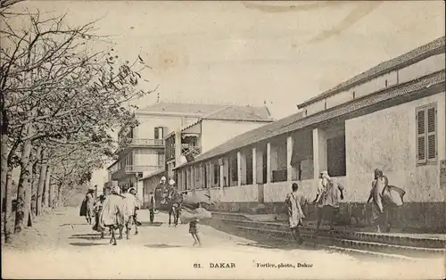 Ak Dakar Senegal, Vue sur la Rue