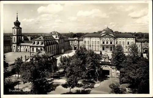 Ak Bruchsal im Kraichgau, Schloss