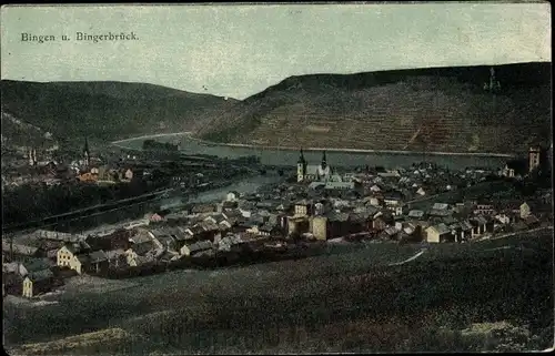 Ak Bingerbrück Bingen am Rhein, Panorama
