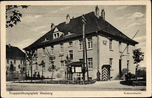 Ak Stetten am kalten Markt, Truppenübungsplatz Heuberg, Kommandantur