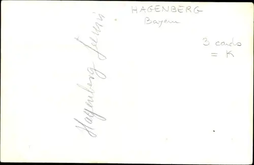 Foto Ak Hagenberg Berching in der Oberpfalz, Trachtenzug