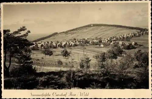 Ak Cursdorf in Thüringen, Panorama