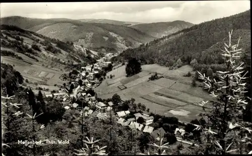 Ak Mellenbach Glasbach im Schwarzatal Thüringen, Panorama