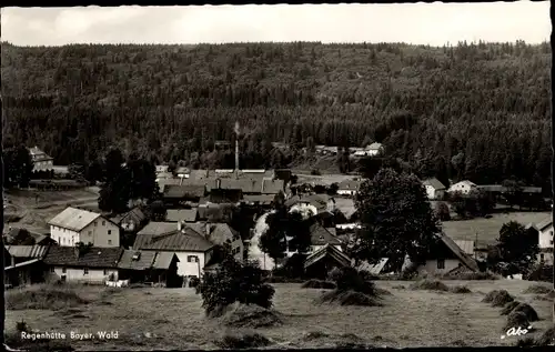 Ak Regenhütte Bayerisch Eisenstein im Bayrischen Wald Niederbayern, Panorama
