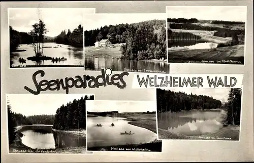 Ak Welzheim in Württemberg, Seenparadies Welzheimer Wald, Stausee