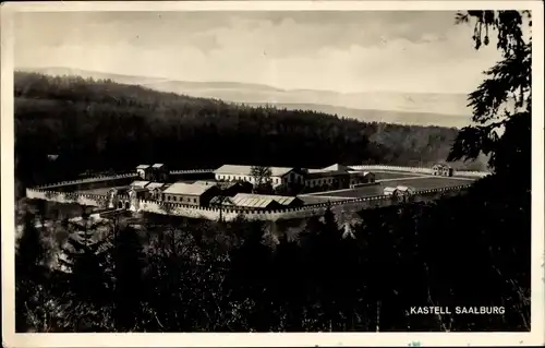 Ak Bad Homburg v.d. Höhe, Blick auf das Kastell Saalburg mit Umgebung