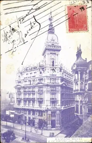 Ak Buenos Aires Argentinien, Majestic Hotel