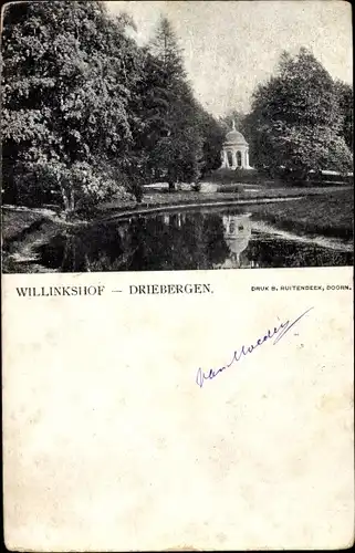 Ak Driebergen Utrecht Niederlande, Willinkshof
