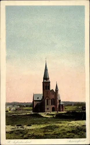 Ak Amersfoort Utrecht Niederlande, St. Anfridiuskerk