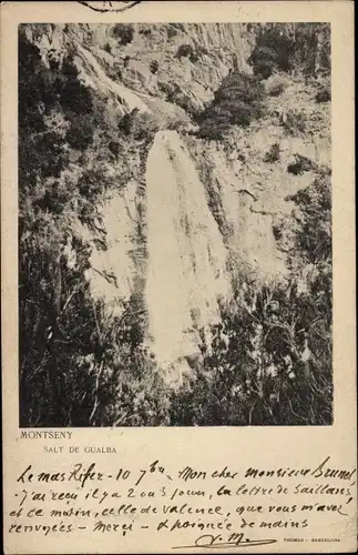 Ak Katalonien Spanien, Montseny, Salt de Gualba