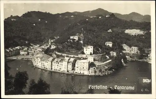 Ak Portofino Liguria, Panorama, Gesamtansicht der Stadt