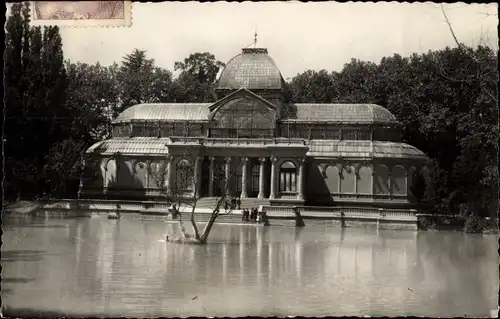 Ak Madrid Spanien, Retiro, Palacio de Cristal