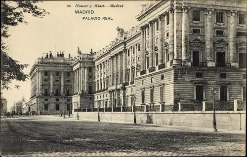 Ak Madrid Spanien, Palacio Real