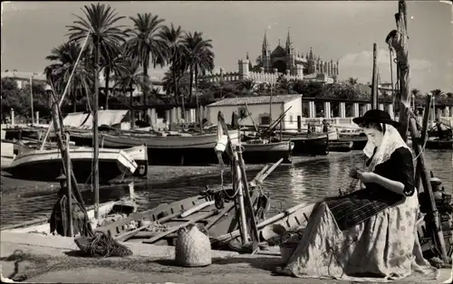 Ak Palma de Mallorca Balearische Inseln, Rincon del muelle de pescadores