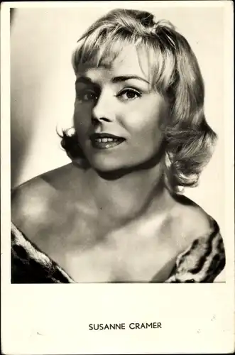 Ak Schauspielerin Susanne Cramer, Portrait