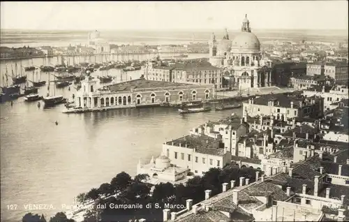 Ak Venezia Venedig Veneto, Panorama dal Campanile di S. Marco