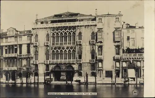 Ak Venezia Venedig Veneto, Canal grande, Palazzo Pisani Maretti