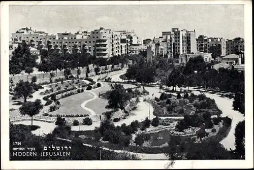 Ak Jerusalem Israel, Park, Stadt