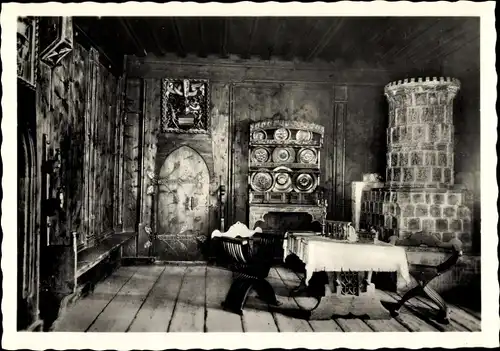 Ak Meran Merano Südtirol, Landesfürstliche Burg, Kaiserzimmer