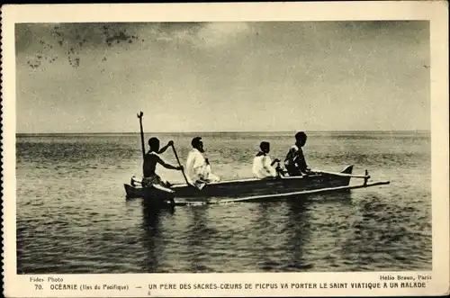 Ak Ozeanien, Iles du Pacifique, Pere des Sacres Coeurs de Picpus