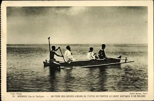 Ak Ozeanien, Iles du Pacifique, Pere des Sacres Coeurs de Picpus