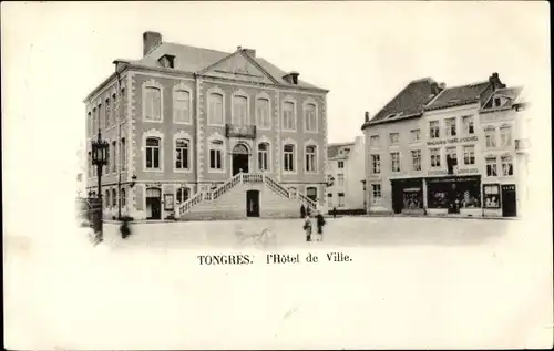 Ak Tongres Tongeren Flandern Limburg, Hotel de Ville