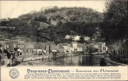 Ak Chèvremont Chaudfontaine Wallonien Lüttich, Panorama