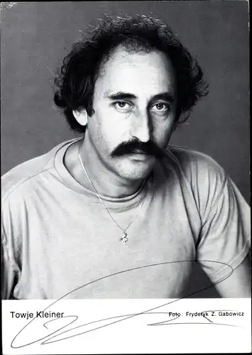 Ak Schauspieler Towje Kleiner, Autogramm