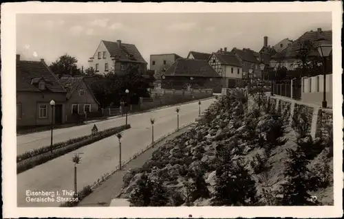 Ak Eisenberg Thüringen, Geraische Straße