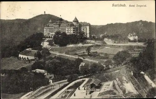 Ak Karlovy Vary Karlsbad Stadt, Hotel Imperial