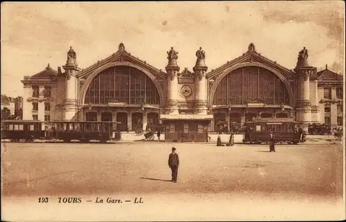 Ak Tours Indre et Loire, La Gare