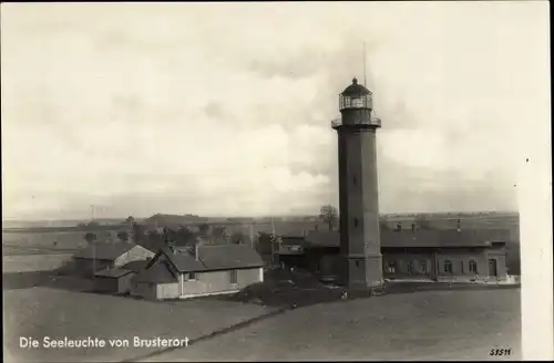 Ak Majak Brüsterort Ostpreußen, Leuchtturm