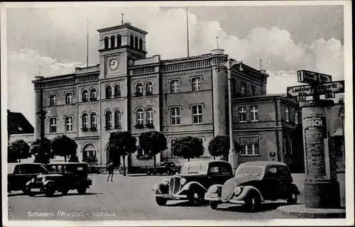 Ak Skwierzyna Schwerin an der Warthe Ostbrandenburg, Rathaus