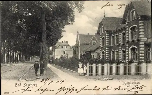 Ak Bad Segeberg in Schleswig Holstein, Kielerstraße