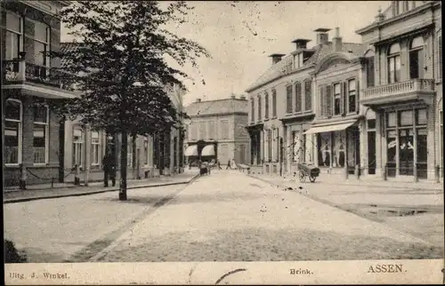 Ak Assen Drenthe Niederlande, Brink