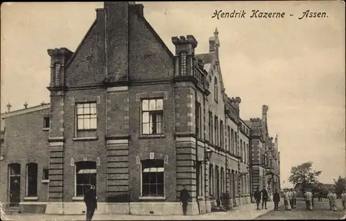 Ak Assen Drenthe Niederlande, Hendrik Kazerne