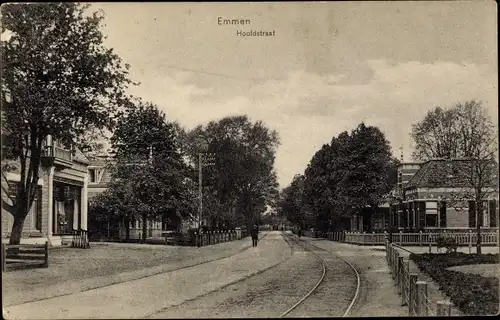 Ak Emmen Drenthe Niederlande, Hoofdstraat