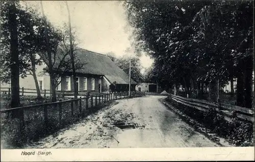 Ak Noordbarge Emmen Drenthe, Straßenpartie, Wohnhaus