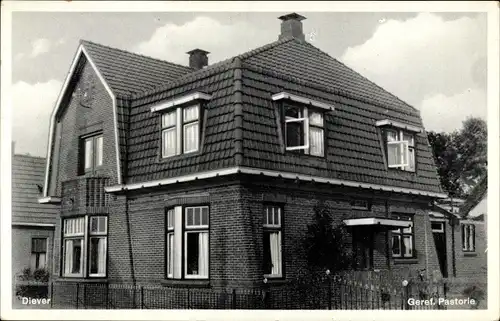 Ak Diever Drenthe Niederlande, Geref. Pastorie