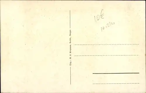 Ak Borger Drenthe Niederlande, Hoofdstraat