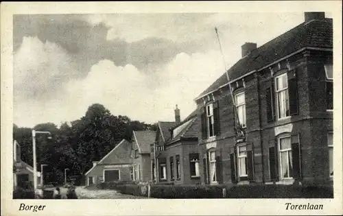 Ak Borger Odoorn Drenthe Niederlande, Torenlaan