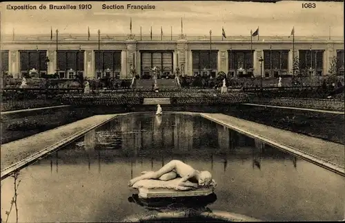 Ak Brüssel, Weltausstellung 1910, Exposition, Section Francaise