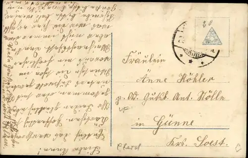 Ak Friede, Allegorie, Frau mit Pferd