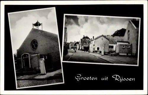 Ak Rijssen Overijssel Niederlande, Teilansicht, Kirche