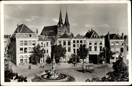 Ak Deventer Overijssel Niederlande, Brink met Bergkerk