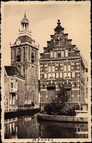 Ak Meppel Drenthe Niederlande, Meppeler Toren