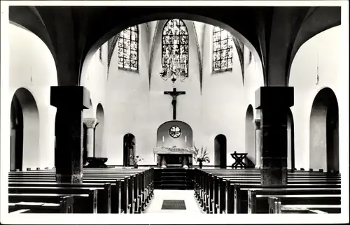 Ak Venlo Limburg Niederlande, Dominicanenkerk Mariaweyde, Innenansicht